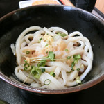 つばめ - ぶっかけうどん小（温）ぶっかけ後