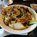 中華香彩JASMINE - 新メニューあんかけ焼そばなにがし