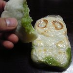 白パンダ焼・枝豆入（130円）