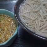 釜あげうどん - 釜揚げそば卵入り大盛り