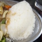 キッチンあべ - 酢豚ランチ（大盛・ライス）