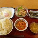 盛岡月が丘食堂 - 朝食セット（３５０円）