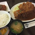 とんかつ ひろ喜 - 特選ロースとんかつ定食（特大）（￥1050）