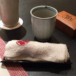 柿安 - 締めは豆茶