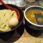 三田製麺所 - つけ麺煮玉子トッピング