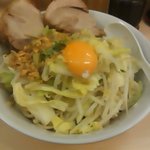 自家製ラーメン大者 - 油そば（麺少な目・トッピング普通）