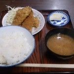 くるみ屋 - 魚フライ定食　620円