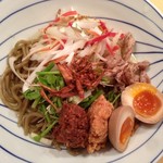 饗 くろ喜 - 「味玉鶏味噌ごぼう和えそば」1000円