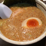 こってりらーめん誉 - つけ麺 金ごまのスープ