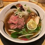 饗 くろ喜 - 「牛と松茸の醤油そば」1800円