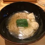 饗 くろ喜 - 新小麦麺スタンプラリー「道産の雲呑そば」1000円