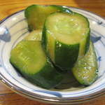 一番鳥 - サービスできゅうり漬け