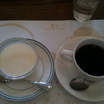 麗江 - ランチに付くデザート（タピオカ）とコーヒー