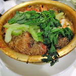 バーン・タム - クンオップウンセン　（エビと春雨の蒸し物）