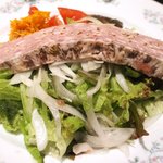 プールトワ - ランチコース 1620円 の田舎風パテとサラダ