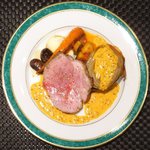 プールトワ - ランチコース 1620円 の豚肩ロース肉のロースト