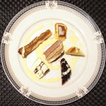 プールトワ - ランチコース 1620円 のデザート6種盛り合わせ