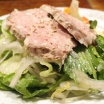 プールトワ - ランチコース 1820円 の田舎風パテとサラダ