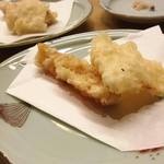 花いち - 【揚物】いかと干いも　天ぷら