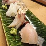 花いち - 【向】きす立塩、こち、新いか、鯛 霜降り