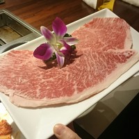 焼肉ダイニング MEGUMI 本店 - イチボの炙り焼き