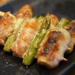 もも屋 - 豚バラのアスパラ巻き