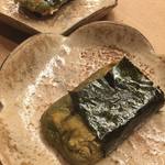 花いち - 【飯】やきもち（よもぎ餅）