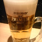 UOHARU - 生ビールサントリーモルツ