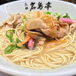 元祖 名島亭 - 丼の底からちゃんぽんの具をサルベージ・・・俺も暇だね。はは。