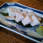 角平 - 穴子の白焼き1200円