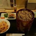 うどん やきとり とびた - １枚追加無料です　薬味乗せワシワシ頂きます