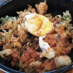 心来かき揚げ丼のアップ