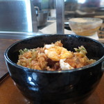 心来かき揚げ丼のアップ