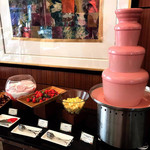 ロビー・ラウンジ - イチゴのチョコレートファウンテン