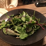 organ - 2017.01.14　テーブルで完成する「穴子スモークのフリットと茄子、トマト、葉野菜のサラダ」③