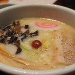 山頭火 - ねぎめし定食の塩とんこつラーメン