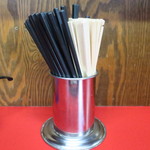 ラーメン二郎 - ２種の箸