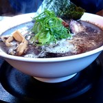 麺倉庫 じだい屋 - じだい屋らーめん・黒(大盛)【Jan.2017】