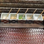 天麩羅 巽 - ５種類の塩