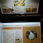 アーンドラ・ダバ - 外メニュー。