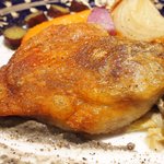 プールトワ - ランチコース 1920円 の鴨もも肉のコンフィー
