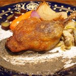 プールトワ - ランチコース 1920円 の鴨もも肉のコンフィー