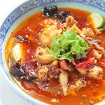 Sichuan style spicy stew of frog