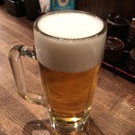 Chaochao - お気軽セット 1200円(税込)の生ビール