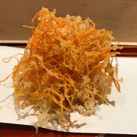てんぷら 近藤 - 近藤のスペシャリテの一つである「人参の天ぷら」