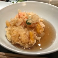 てんぷら 近藤 - 〆の天茶漬け