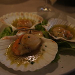 Vini da Gigio - ホタテのベネチア風（18ユーロ）