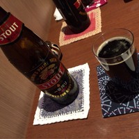 板前心 菊うら - 乾杯は黒ビールで