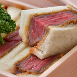 Gion Kafu - テイクアウト黒毛和牛フィレ肉のカツサンド