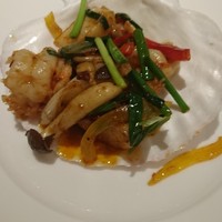 桃李 - 海老とホタテのＸＯ醤炒め